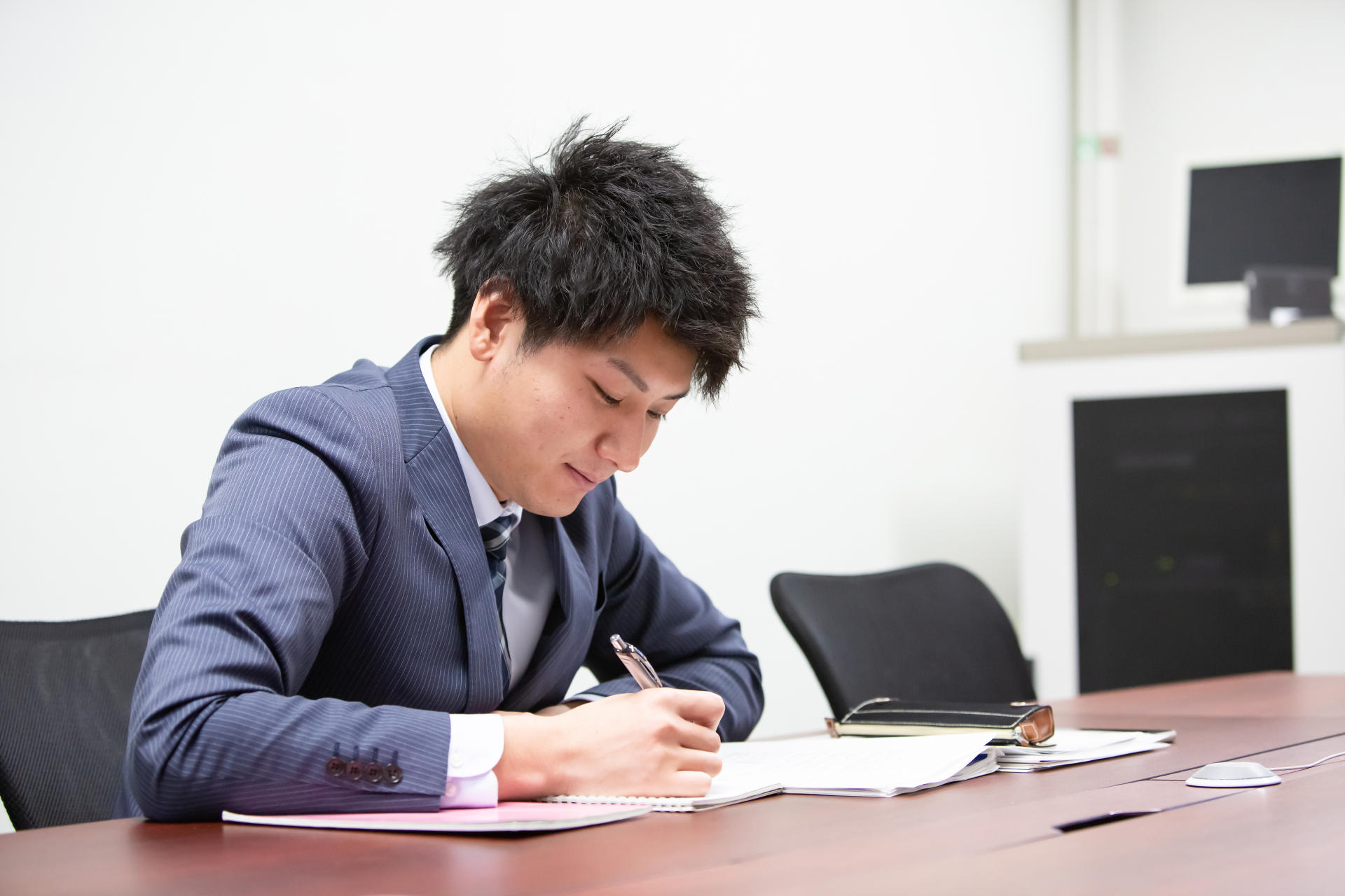 新人研修の集合写真